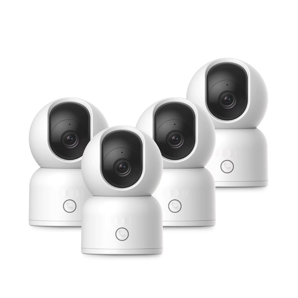 6MP Dual Lens Indoor WiFi Camera with 360° Pan, 90° Tilt and Two Way Video