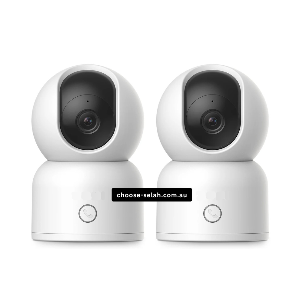 6MP Dual Lens Indoor WiFi Camera with 360° Pan, 90° Tilt and Two Way Video