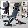 Compact Adjustable Gym Weight Bench for Dumbbell Training, Sit-Ups and Leg Raises