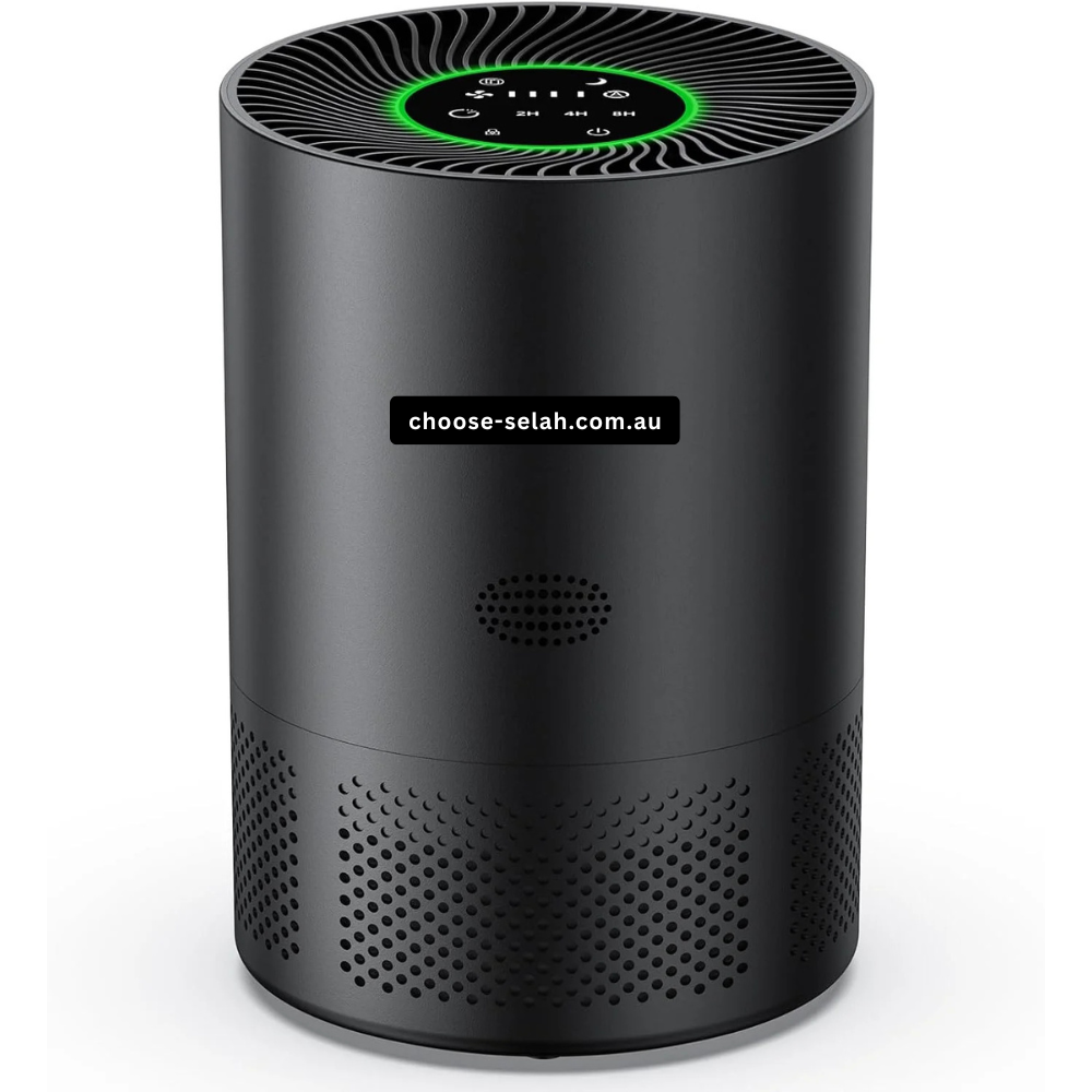 Compact H13 HEPA Air Purifier with Touch Controls for 30–40m² Rooms