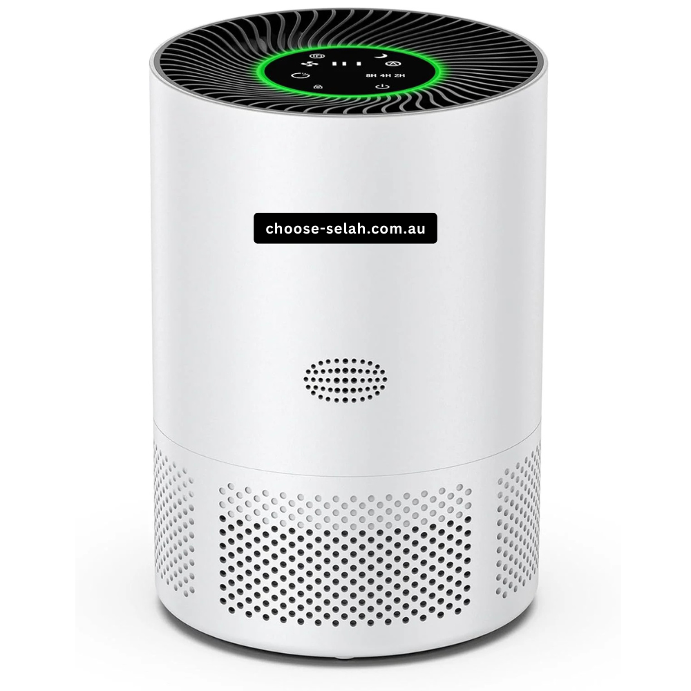 Compact H13 HEPA Air Purifier with Touch Controls for 30–40m² Rooms