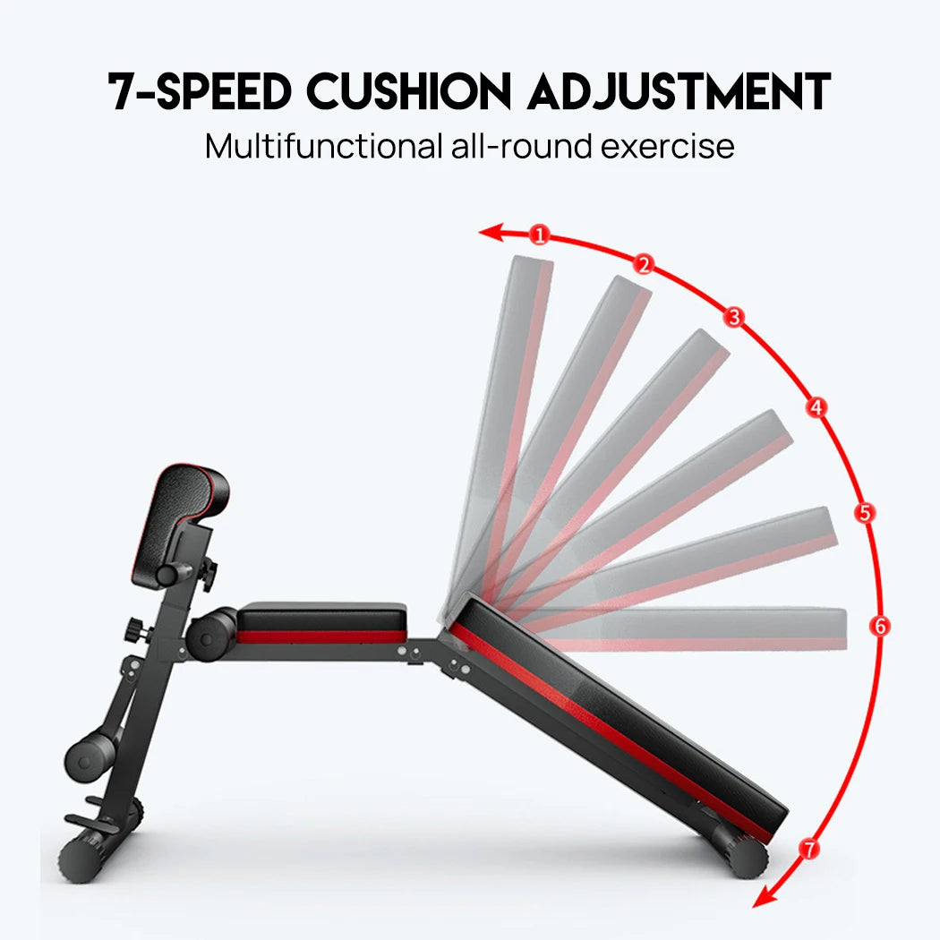 Adjustable Foldable Weight Bench Incline Decline Flat Workout Bench for Home Strength Training