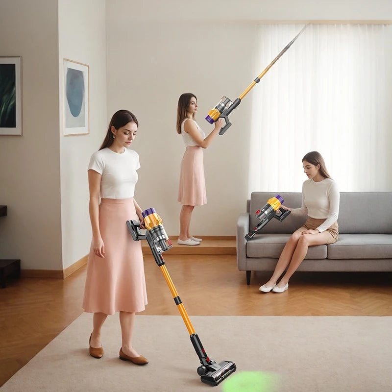 Cordless Handheld Vacuum Cleaner 550W 45kPa Rechargeable Lightweight with Touch Control
