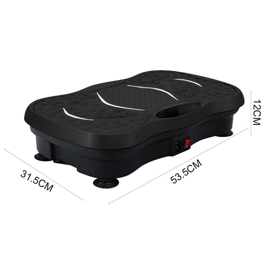 Vibration Fitness Plate with Remote Control and Resistance Bands