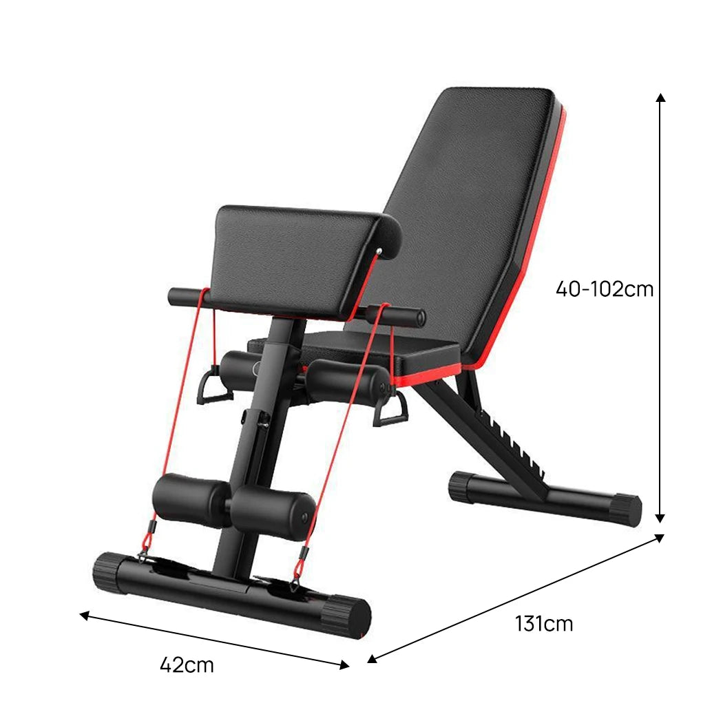 Adjustable Foldable Weight Bench Incline Decline Flat Workout Bench for Home Strength Training