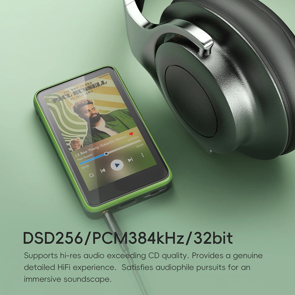 Portable Hi-Res Music Player with 3 Inch Touchscreen, WiFi and Bluetooth 5.1