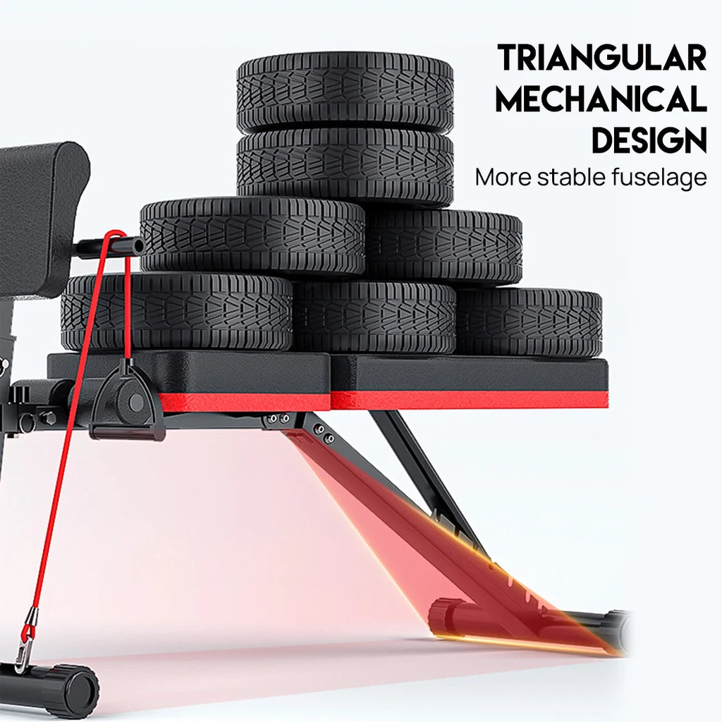 Adjustable Foldable Weight Bench Incline Decline Flat Workout Bench for Home Strength Training