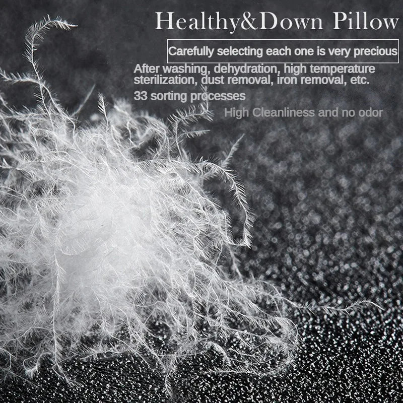 Rectangle Bedroom Pillow 48 x 74cm with Low, Medium or High Loft Options