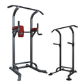 Adjustable Power Tower Pull Up Station with Dip Bars and Knee Raise Stand